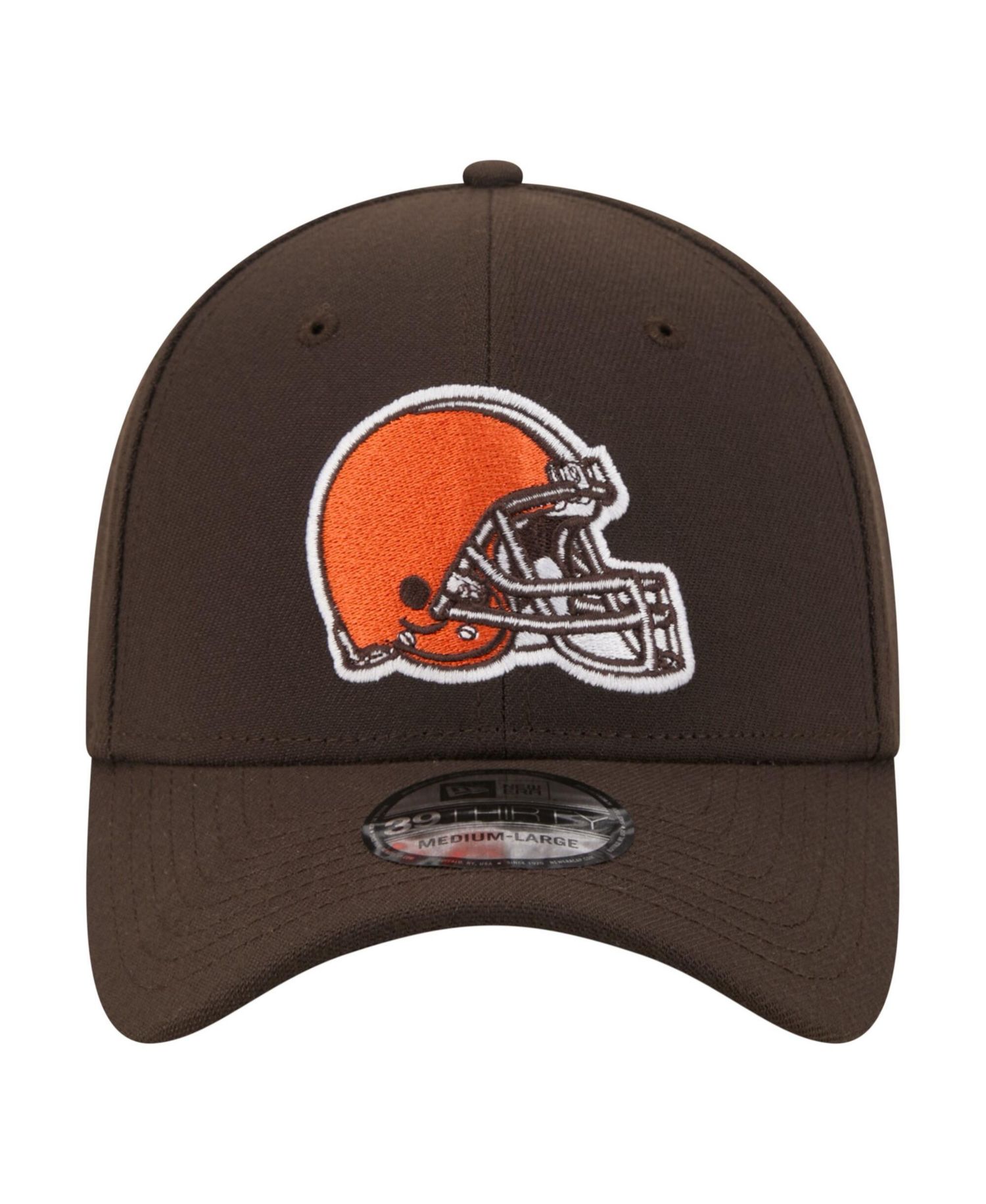 Men's Brown Cleveland Browns Core Team 39THIRTY Flex Hat