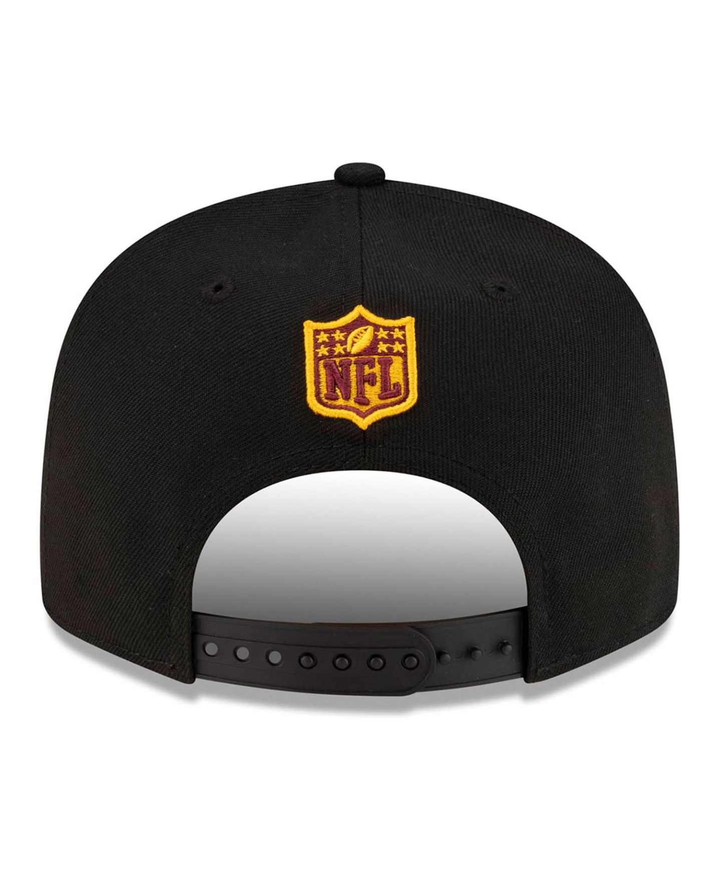 Мужская кепка New Era Black Washington Commanders Alternate 9FIFTY Snapback Hat — фото 2
