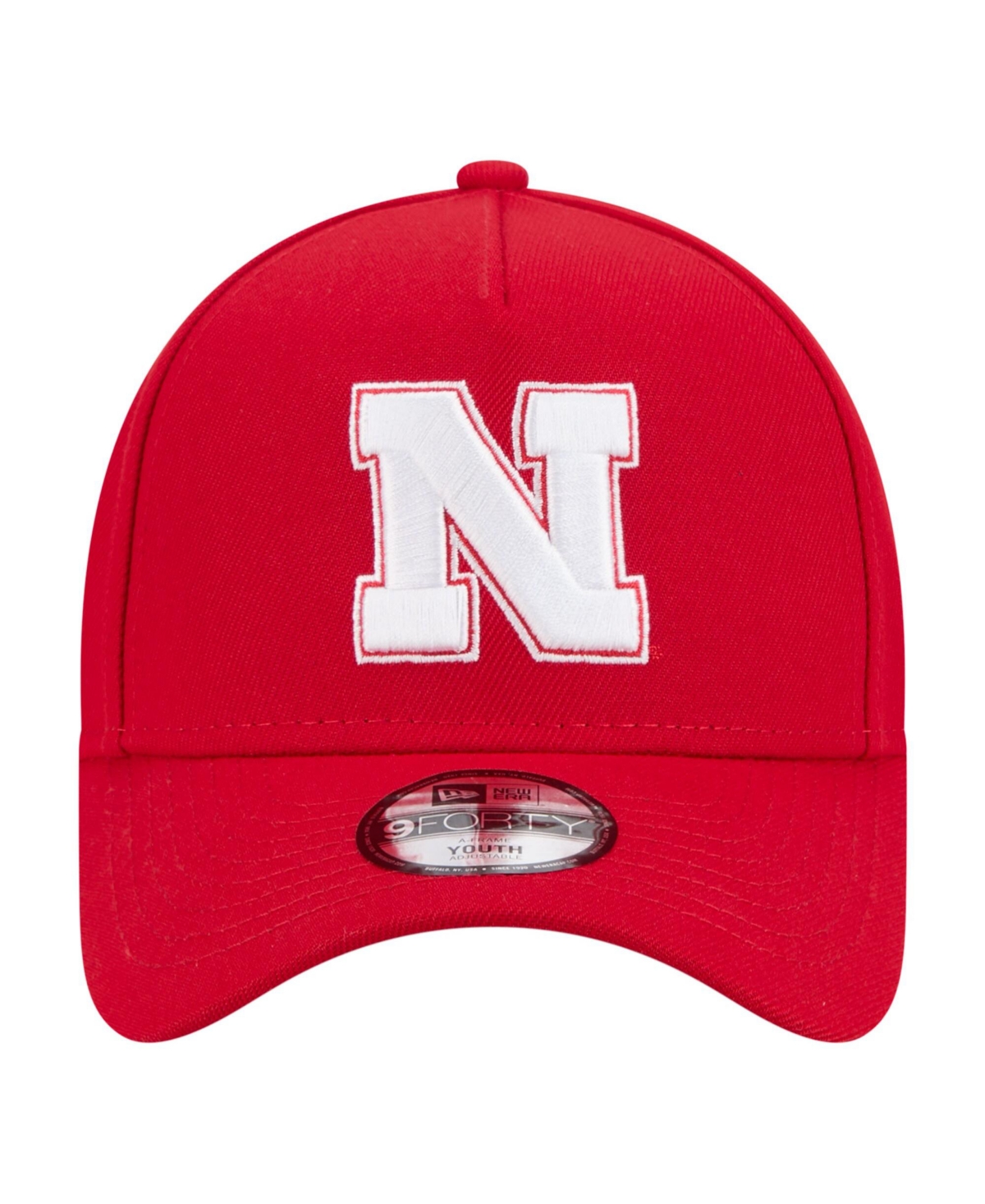 New Era Big Boys and Girls Scarlet Nebraska Huskers 9FORTY A-Frame Adjustable Hat
