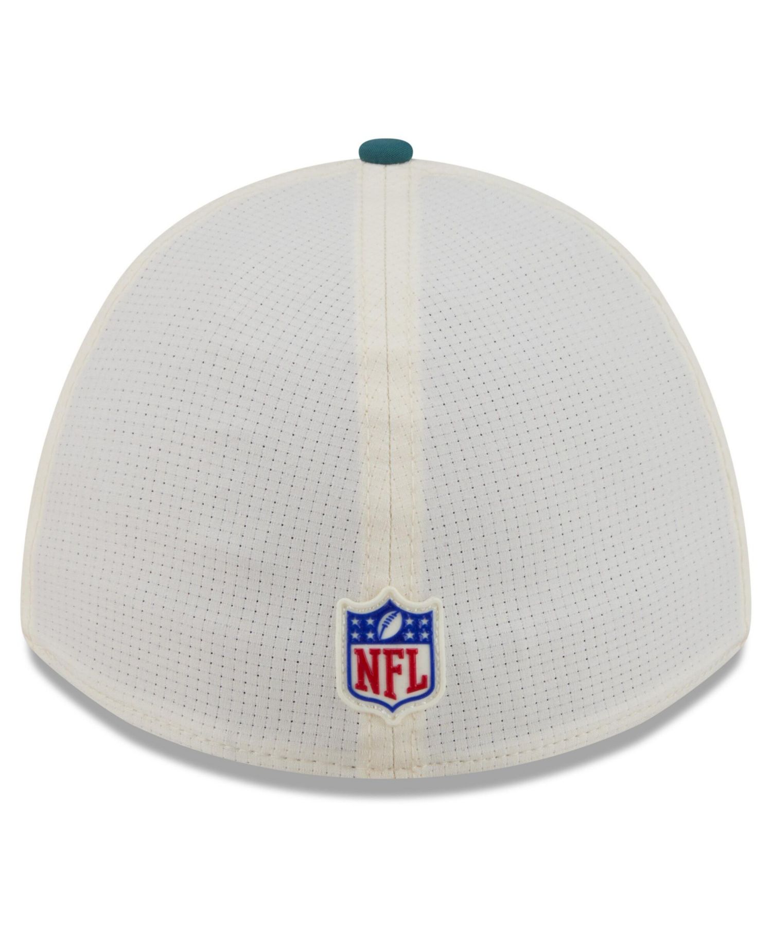 Men's Cream/Midnight Green Philadelphia Eagles 2026 NFL Training Camp 39THIRTY Flex Hat