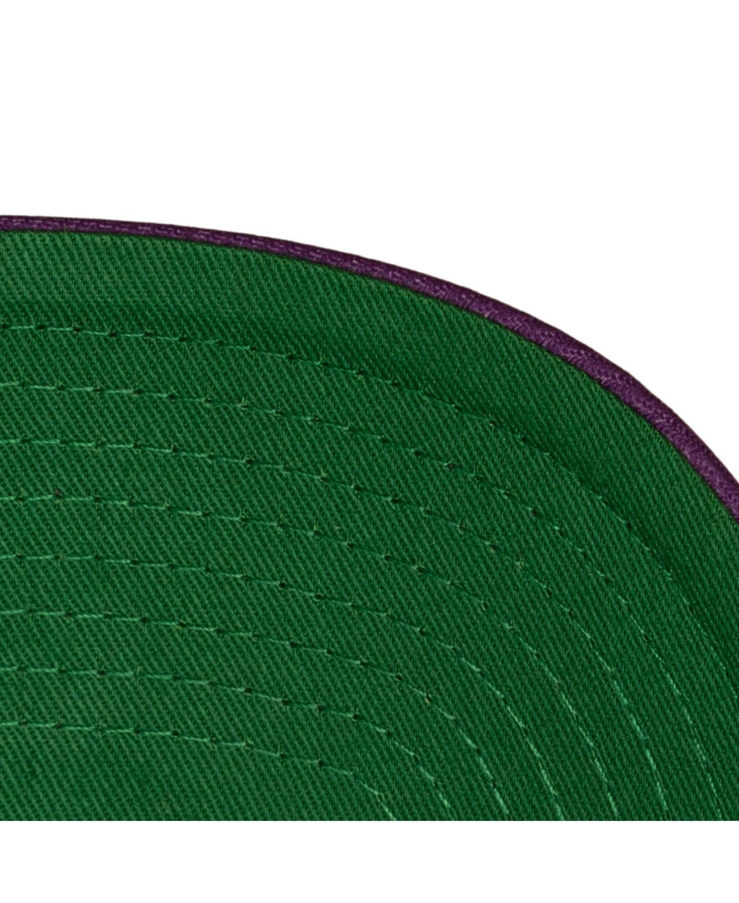 Кепка Mitchell & Ness Khaki/Purple Los Angeles Sparks Pro Pinch Snapback Hat — фото 3