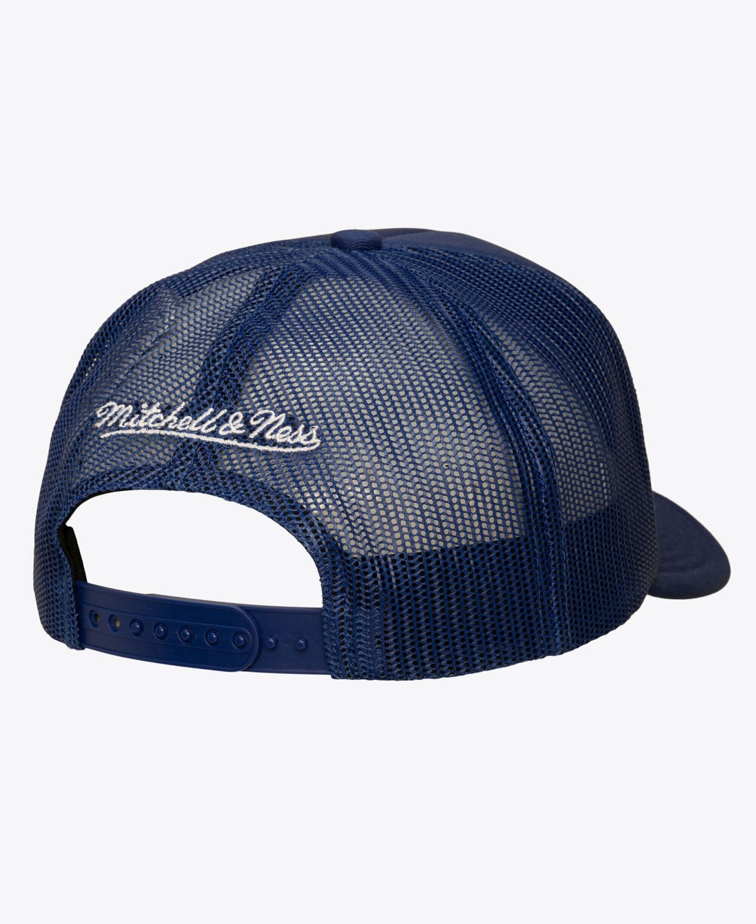 Men's Navy Edmonton Oilers Head Coach Trucker Adjustable Hat