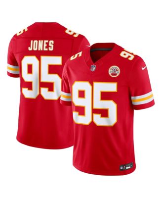 Men's Chris Jones Red Kansas City Chiefs Vapor F.U.S.E. Stitched Limited Jersey