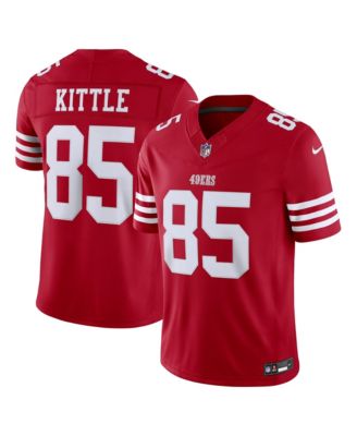 Men's George Kittle Scarlet San Francisco 49ers Vapor F.U.S.E. Stitched Limited Jersey