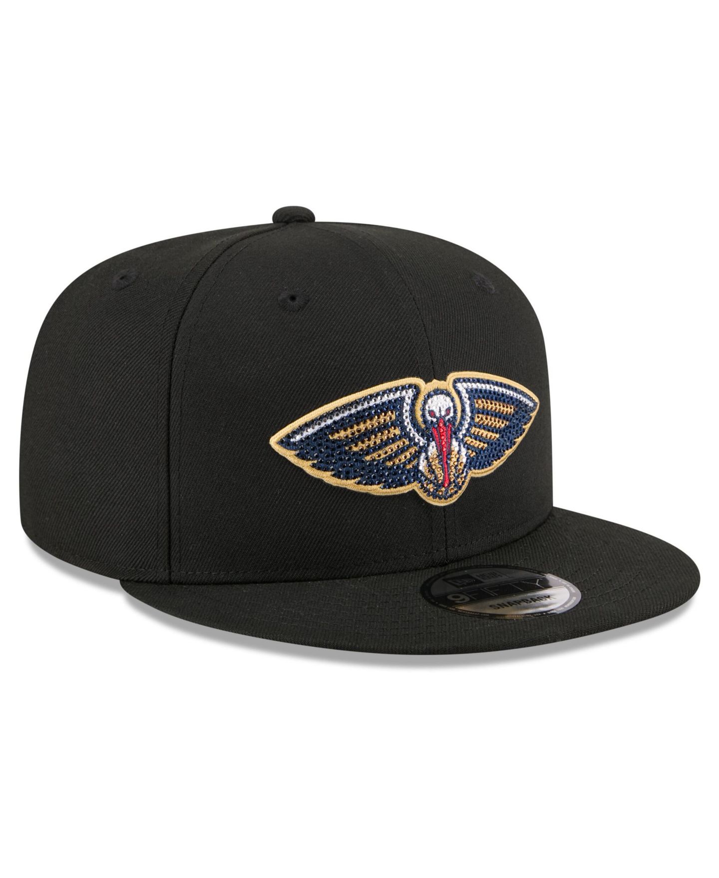 Мужские головные уборы New Era Black Portland Trail Blazers 2026 NBA Draft Crystal 9FIFTY Snapback Hat — фото 8