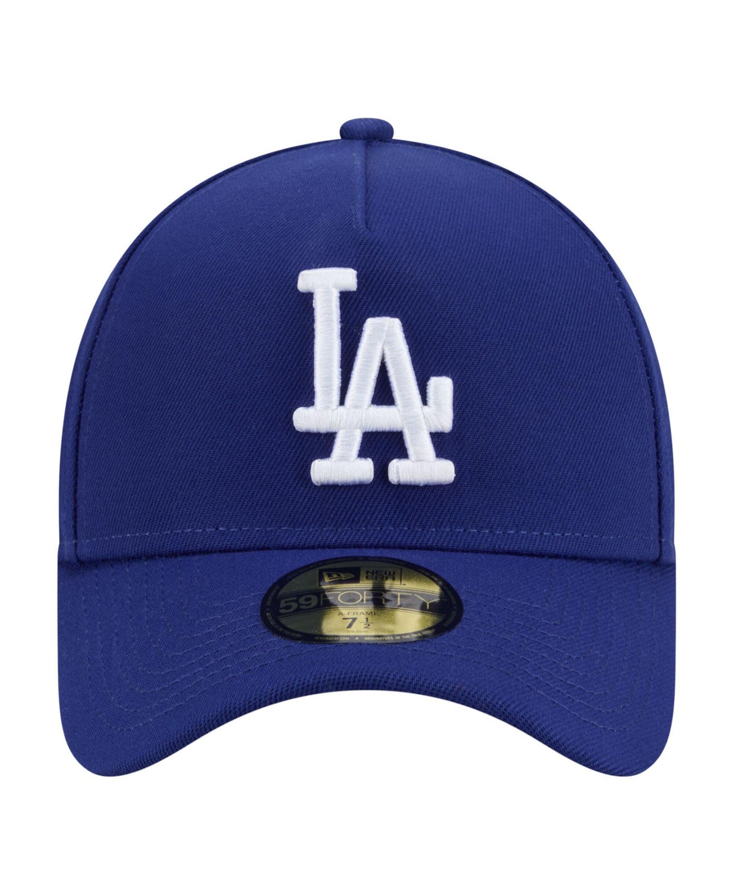 Men's Royal Los Angeles Dodgers A-Frame 59FORTY Fitted Hat