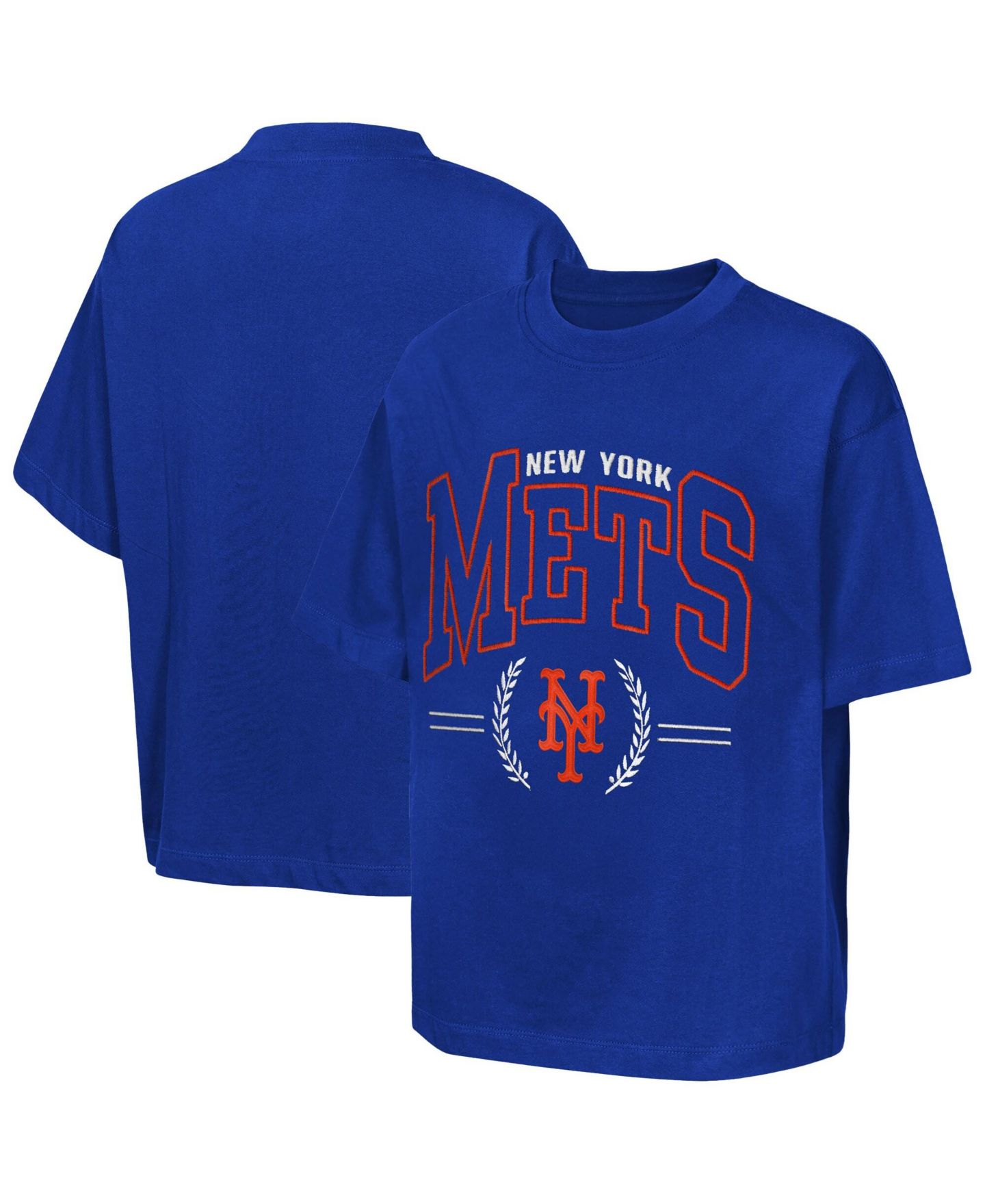 Детская футболка Outerstuff Royal New York Mets Premium World Class — фото 1