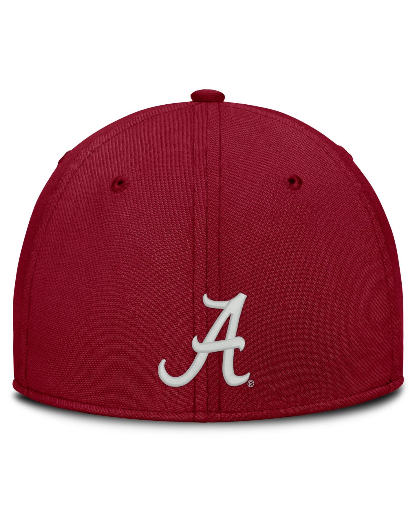 Мужская кепка Nike Crimson Alabama Crimson Tide Rise On-Field SwooshFlex Dri-FIT Flex Hat — фото 2