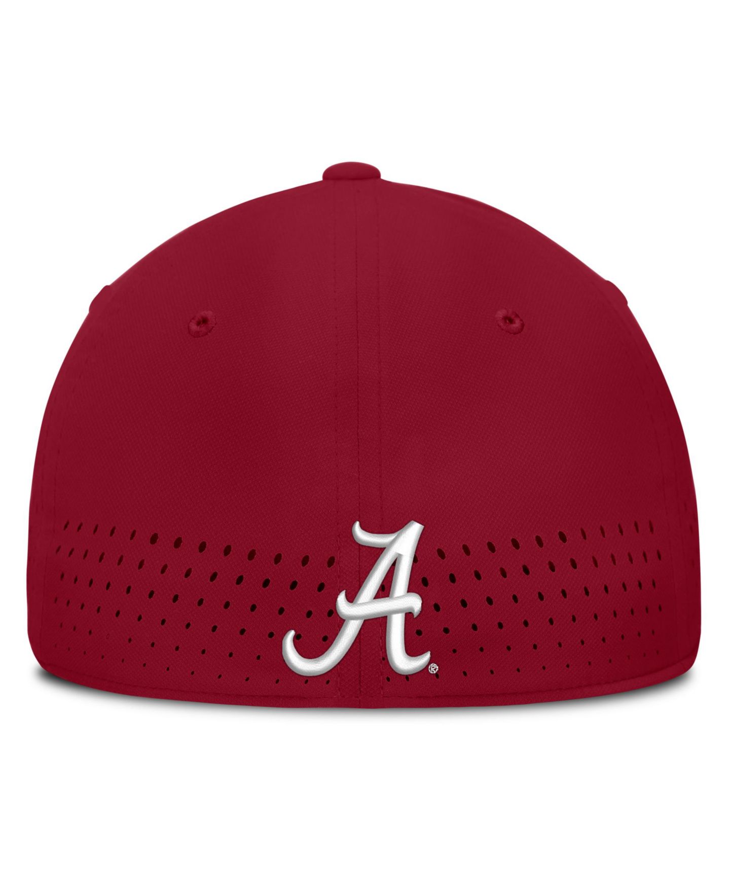 Мужской головной убор Nike Crimson Alabama Crimson Tide Gameday Aerobill Swooshflex Dri-FIT Hat — фото 2