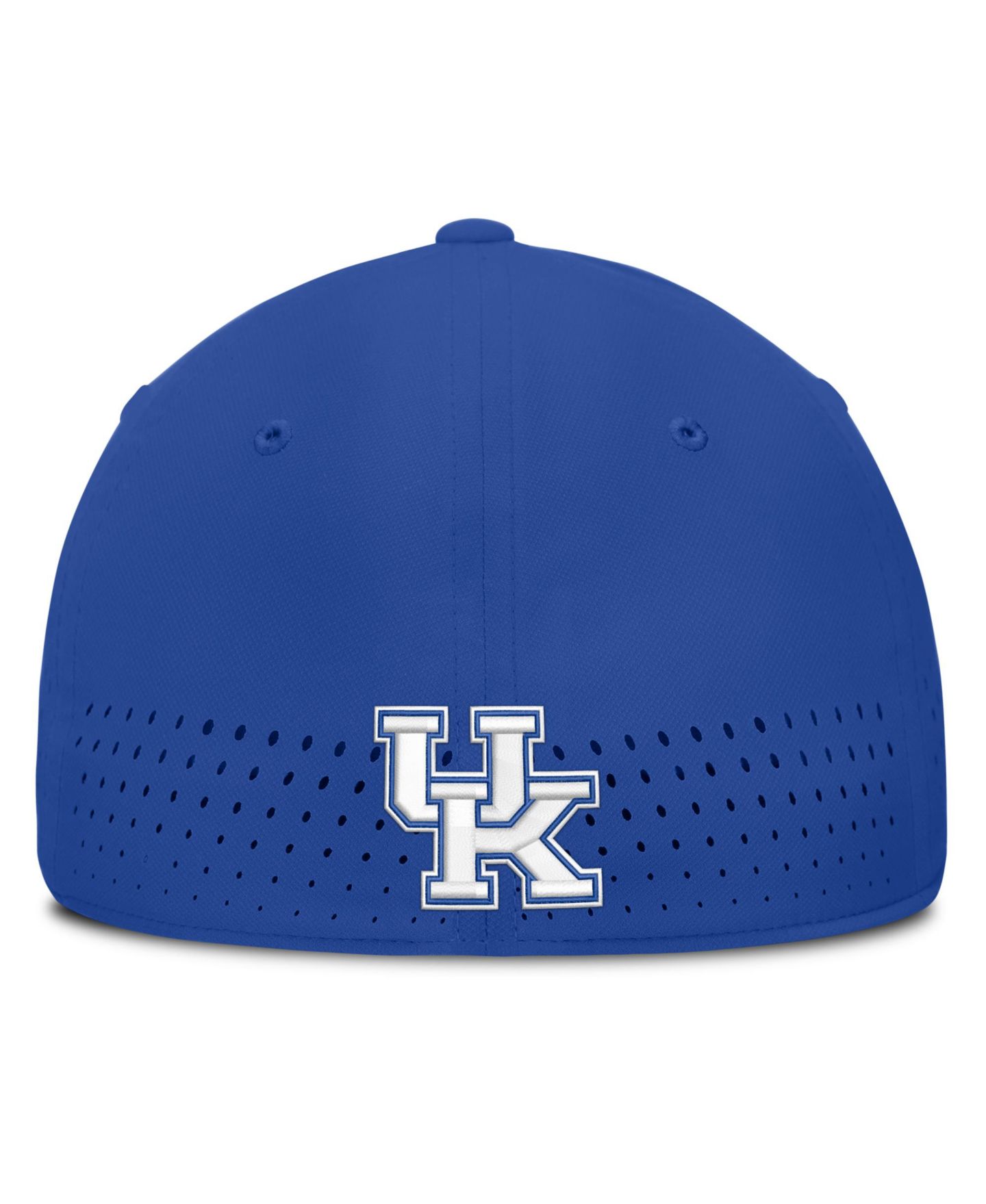 Мужской головной убор Nike Royal Kentucky Wildcats Gameday Aerobill Swooshflex Dri-FIT Hat — фото 2