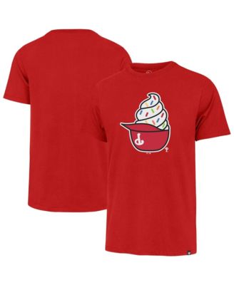 Men's Red Philadelphia Phillies Ice Cream Helmet Franklin T-Shirt