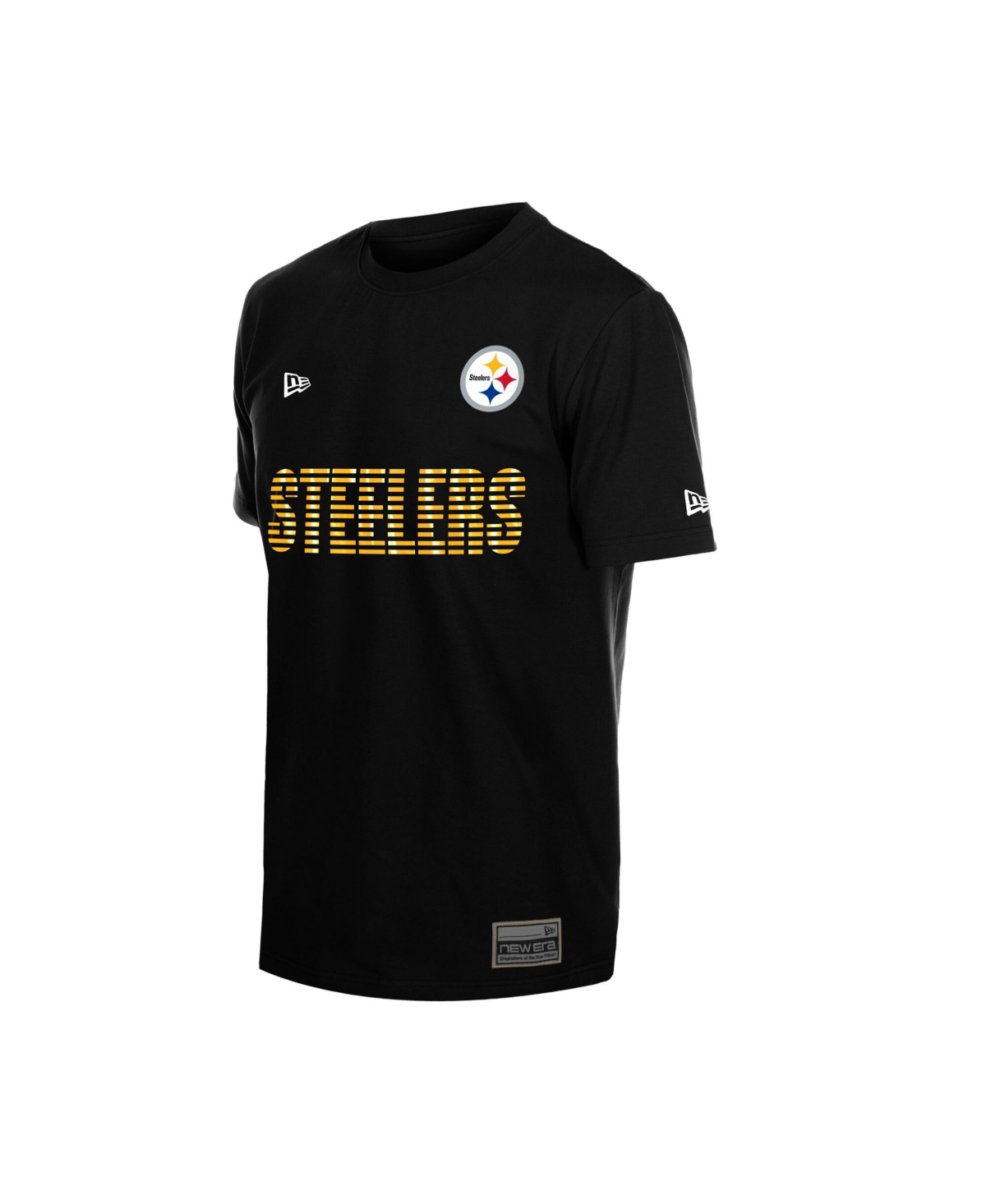 New Era Men's Black Pittsburgh Steelers Match T-Shirt