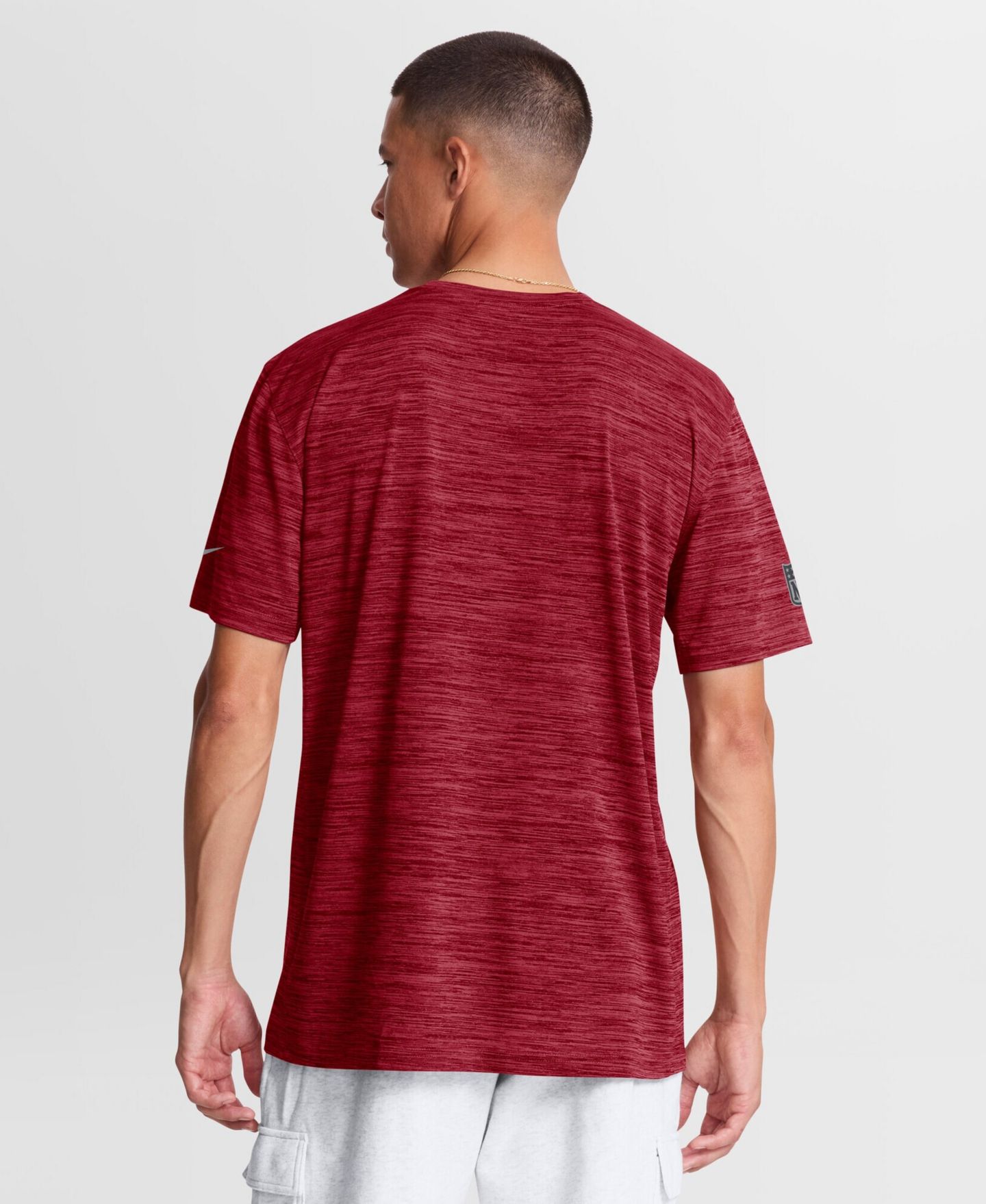 Мужская футболка Nike Cardinal Arizona Cardinals Sideline Double Covered Dri-FIT Velocity — фото 5