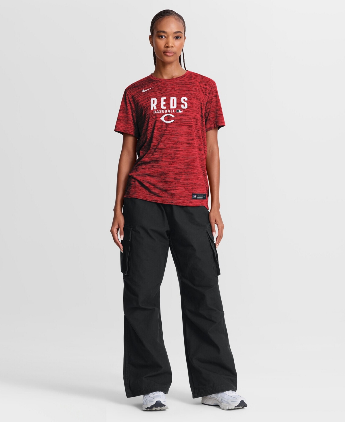 Nike Women's Red Cincinnati Reds Authentic Collection Velocity Dri-fit T-Shirt