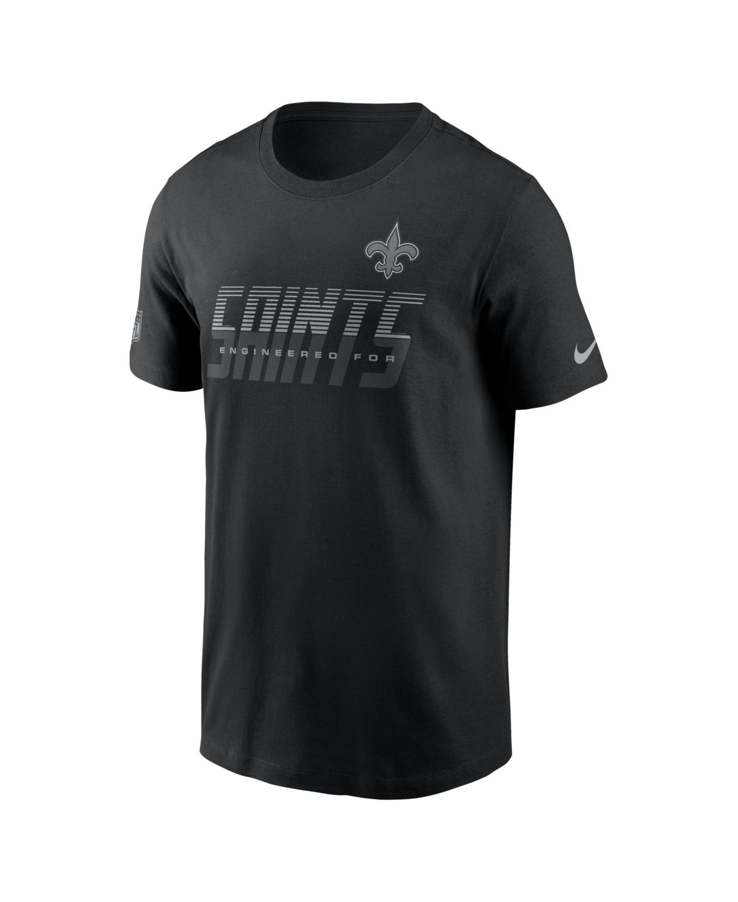 Мужская футболка Nike Black New Orleans Saints Sideline Dri-FIT — фото 3