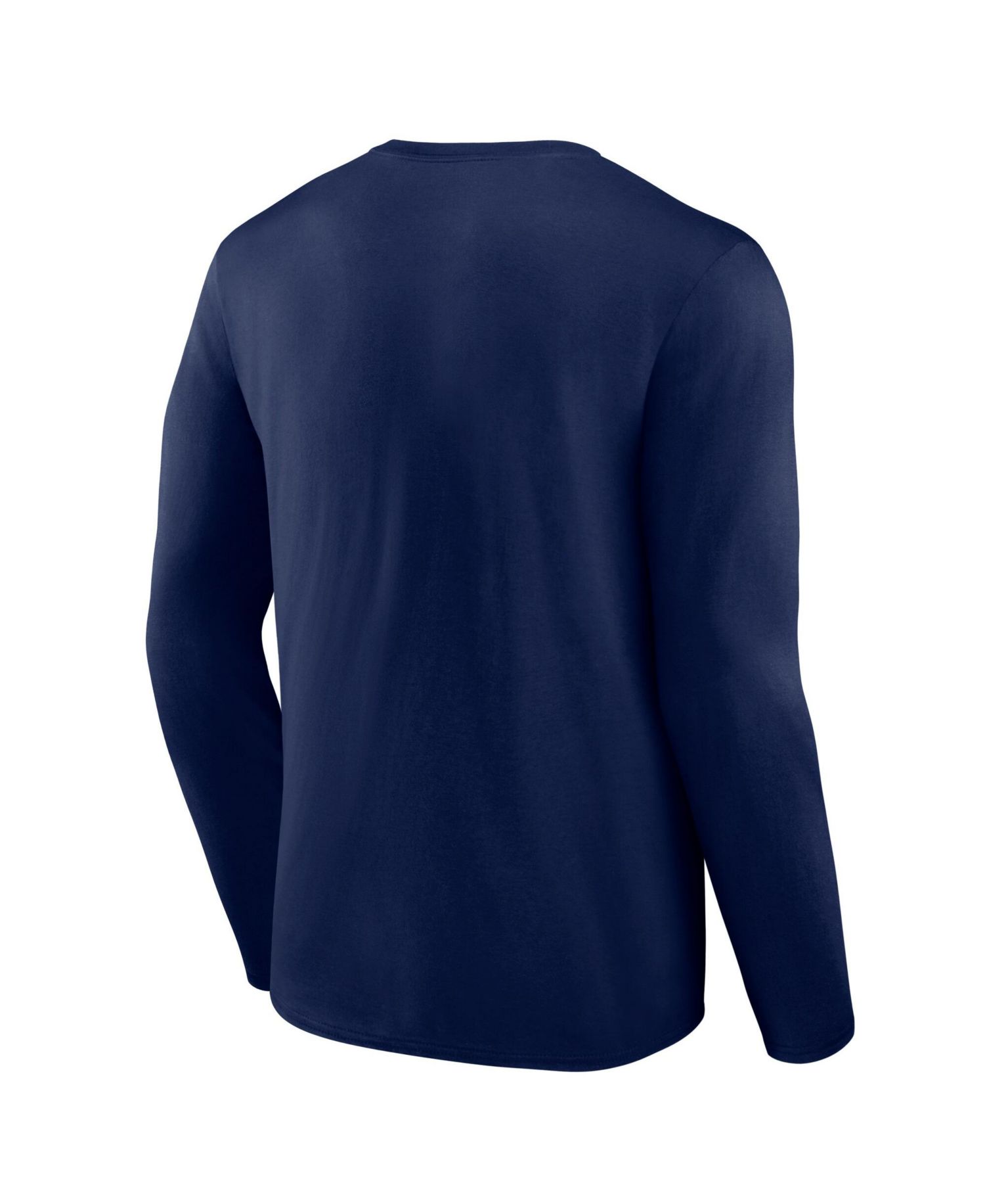 Men's Navy Milwaukee Brewers Heart & Soul Long Sleeve T-Shirt