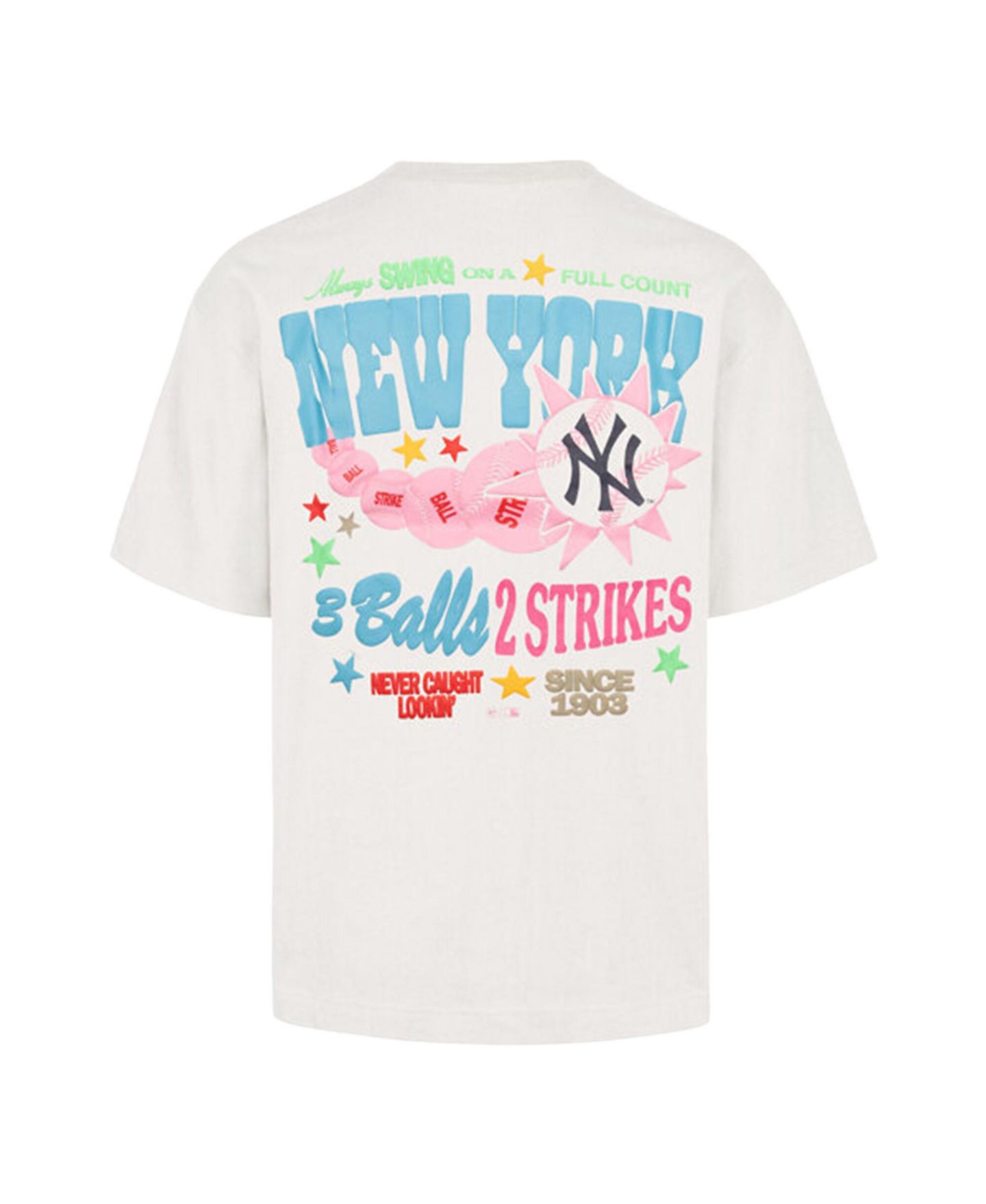 Футболка '47 Brand Cream New York Yankees Turnpike Chuck Foundation — фото 2