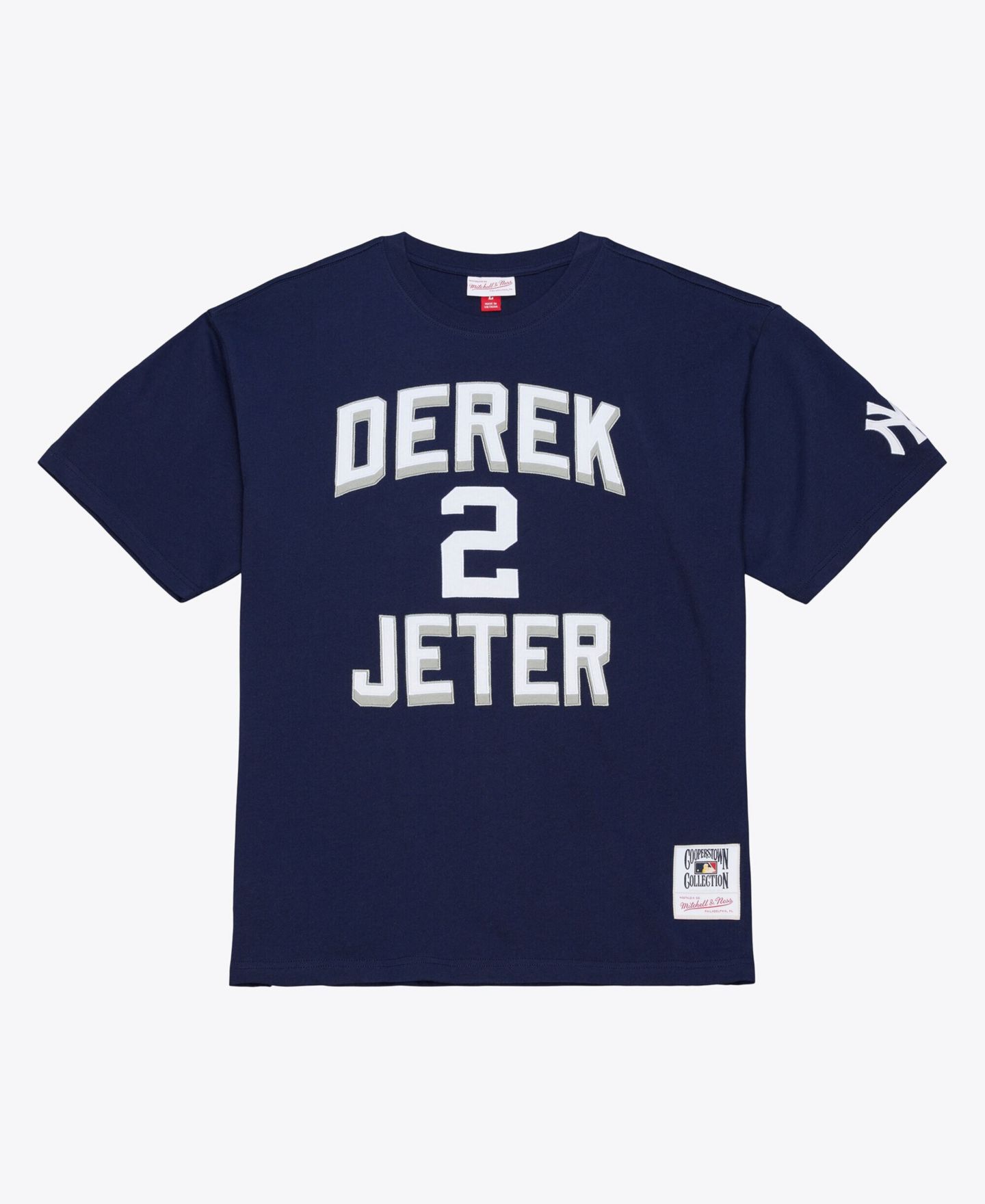 Мужская футболка Mitchell & Ness Derek Jeter Navy New York Yankees Player Collection Premium — фото 1