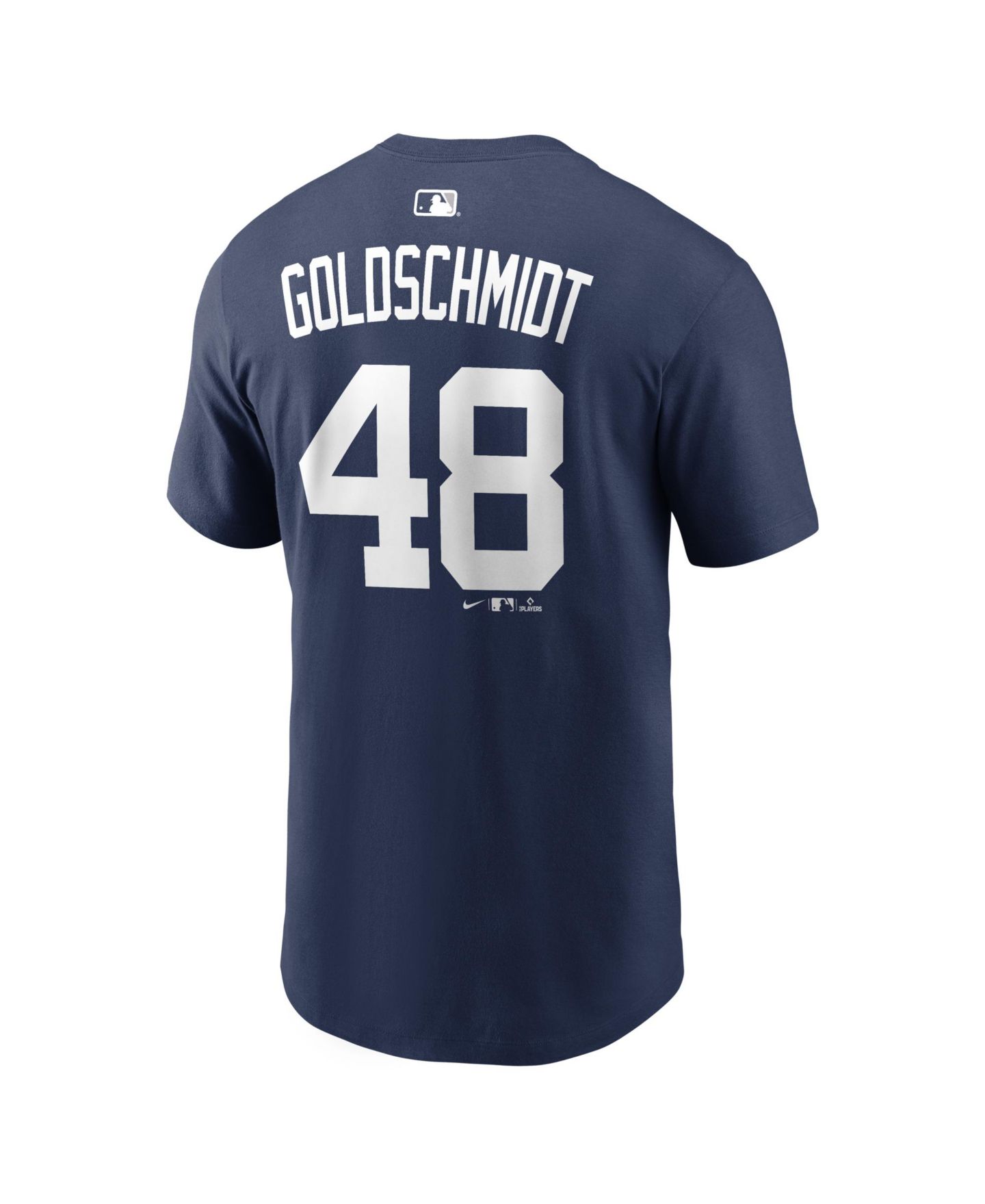 Мужская футболка Nike Paul Goldschmidt Navy New York Yankees Name & Number — фото 2