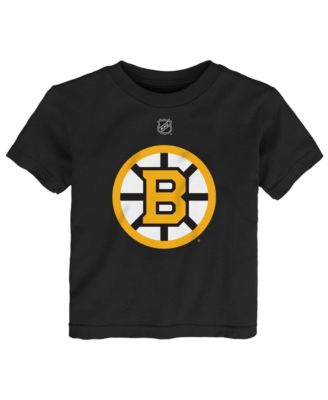 Baby Boys and Girls Black Boston Bruins Primary Logo T-Shirt