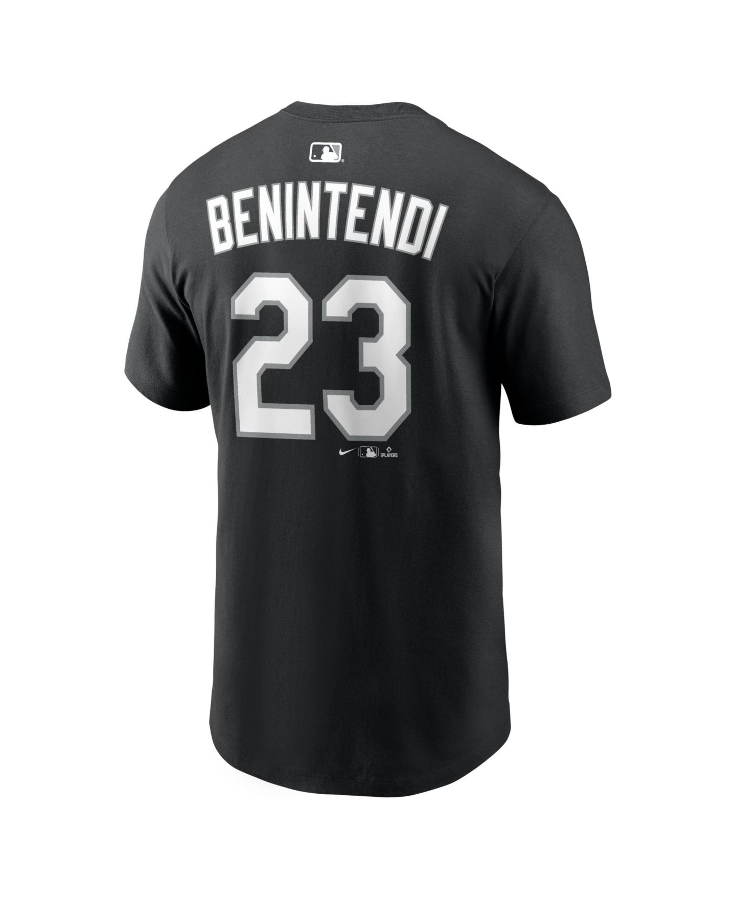 Мужская футболка Nike Andrew Benintendi Black Chicago White Sox Name & Number — фото 2