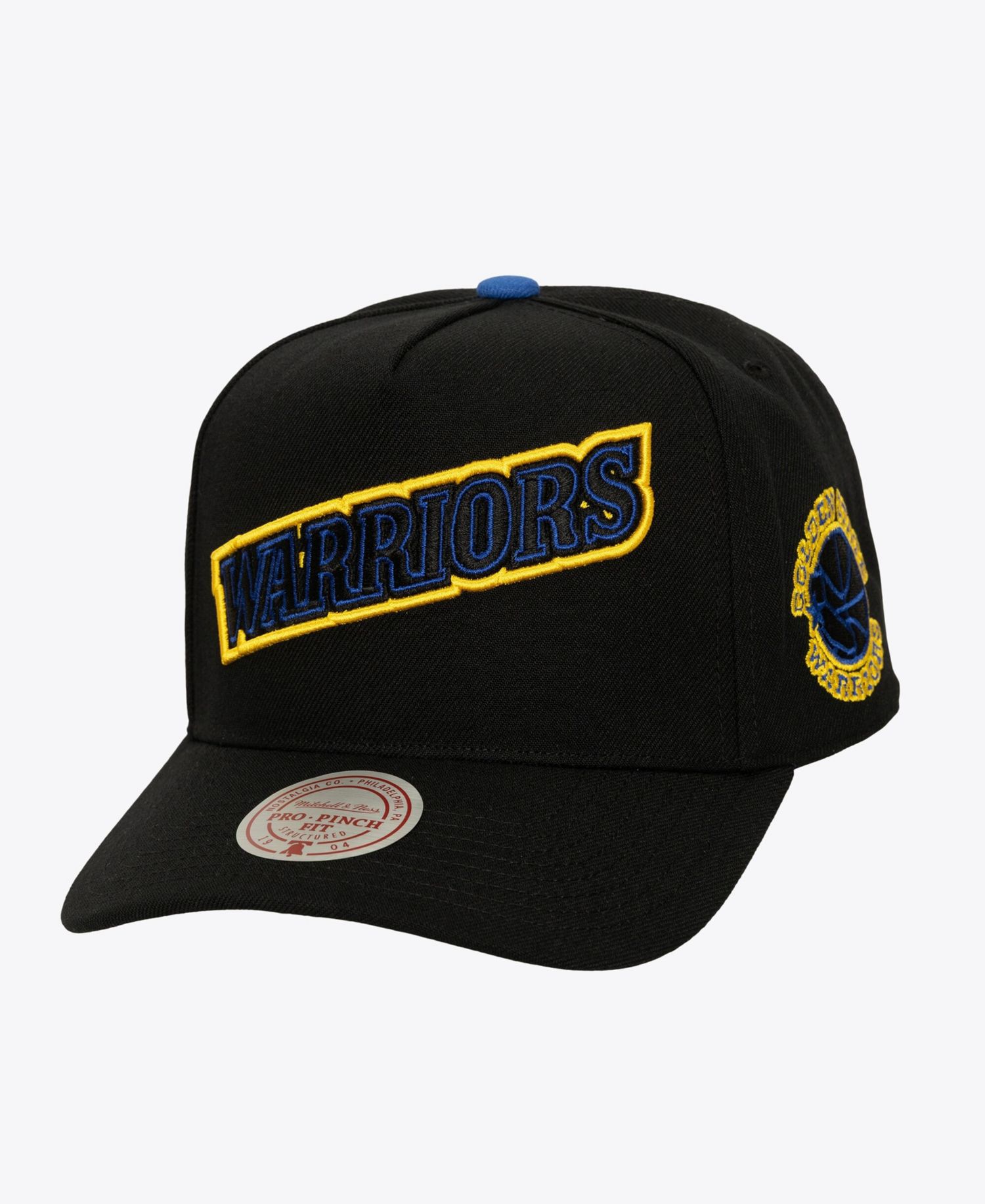 Men's Black Golden State Warriors Class Act Pro Snapback Hat