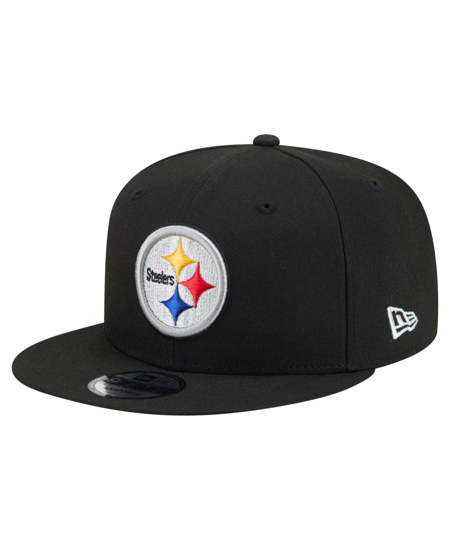 Men's Black Pittsburgh Steelers 9FIFTY Snapback Hat