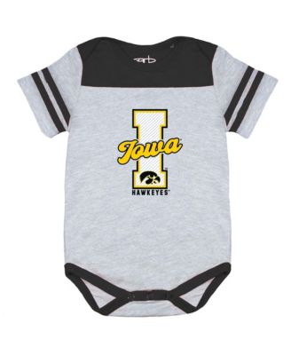 Baby Boys and Girls Black Iowa Hawkeyes Thomas Bodysuit