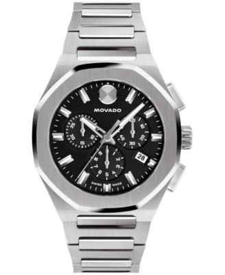 Men's Centurion Swiss Quartz Chrono Stainless Steel Watch 40mm