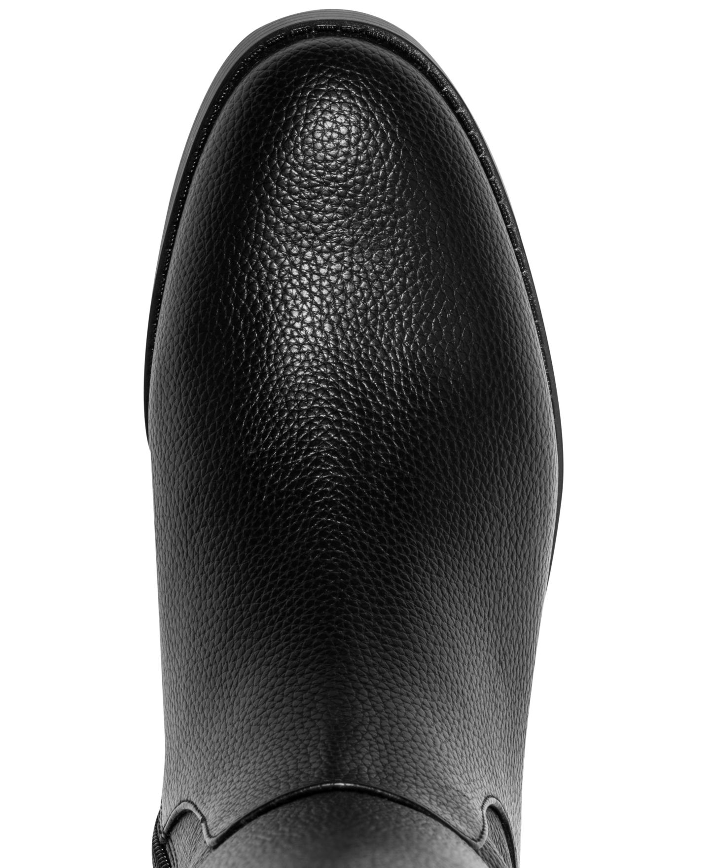 Женские ботинки Donna Karan New York Trina Block Heel Riding, цвет: Чёрный — фото 4