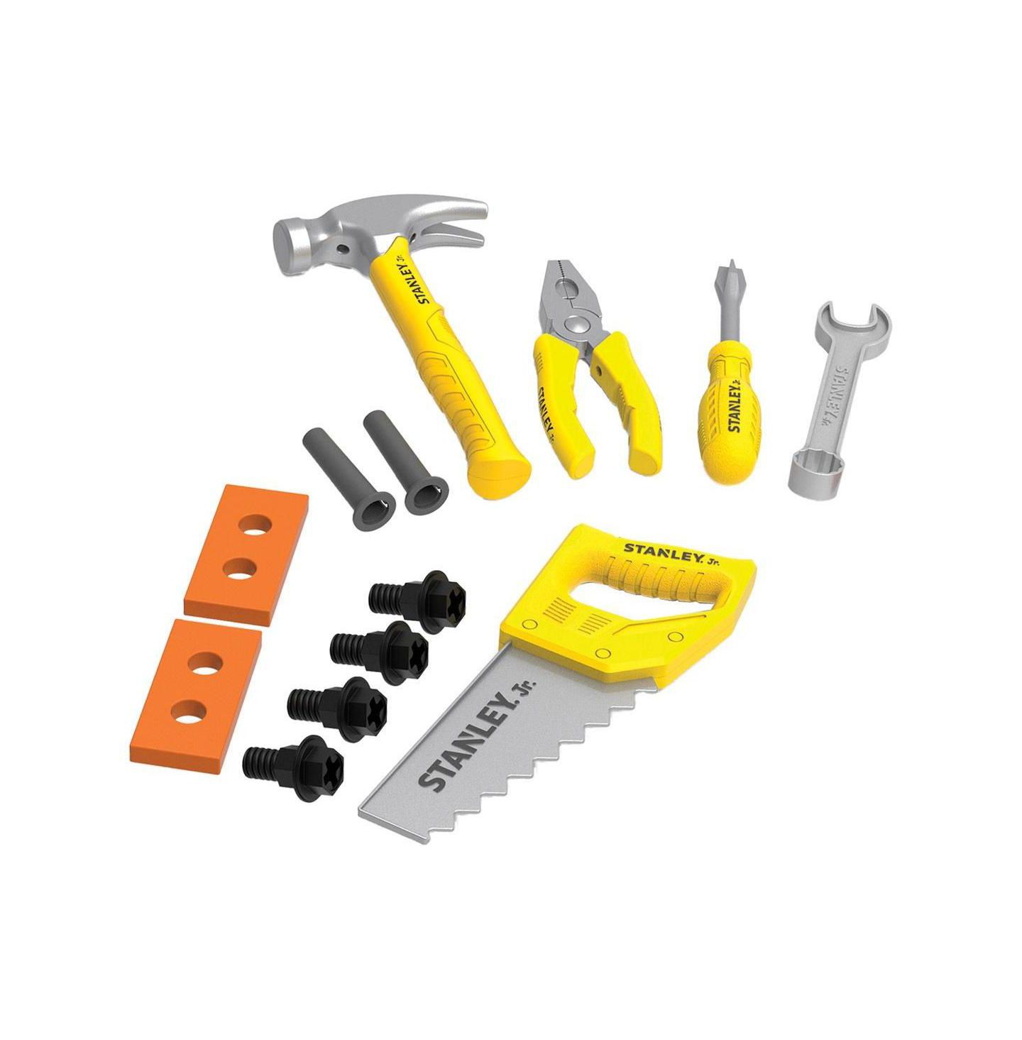Детские игрушки Red Toolbox Stanley Jr. 18-Piece Pretend Play Toolbox, Ages 3+ — фото 3