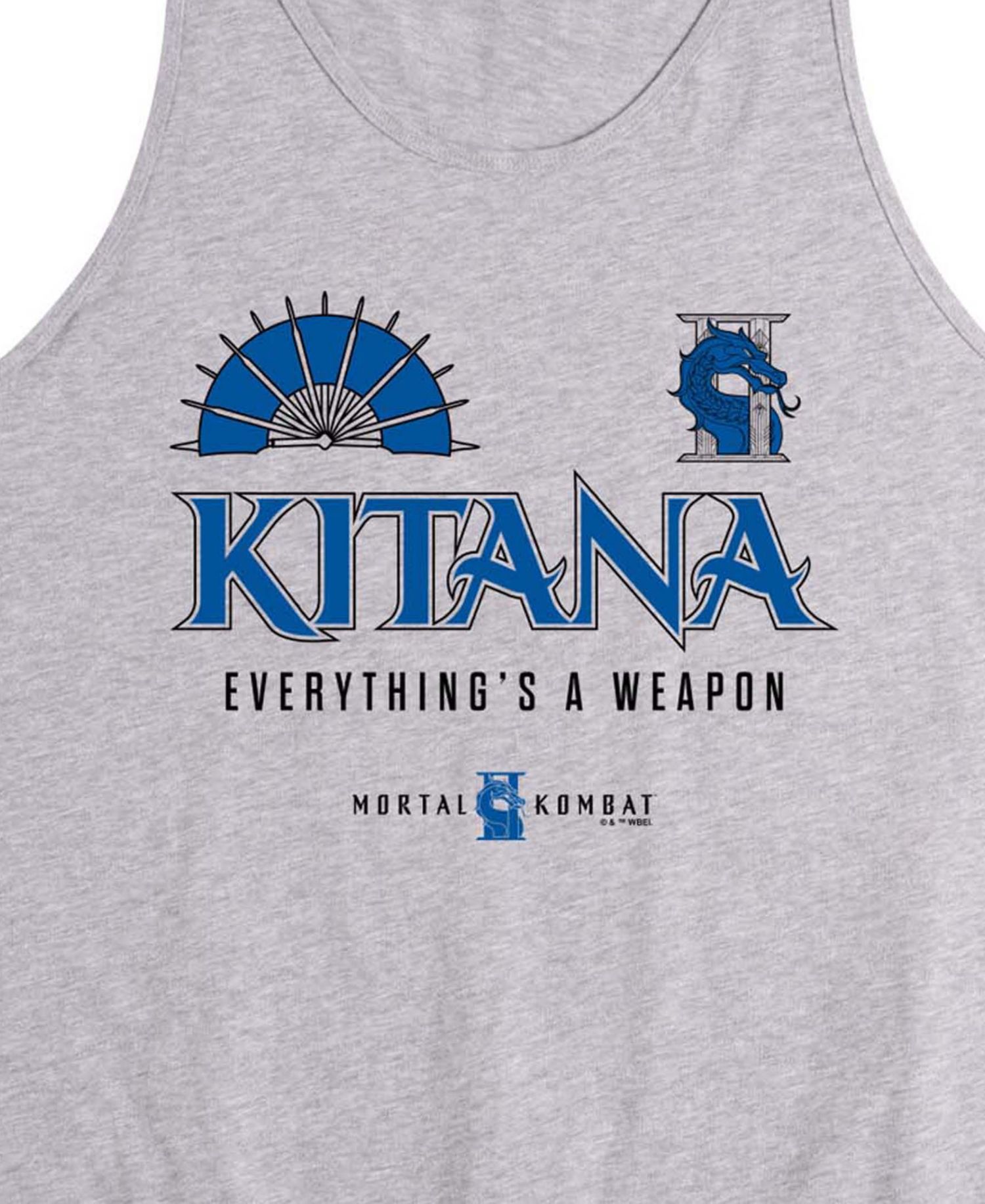 Men's Mortal Kombat Kitana Sleeveless Graphic Tank Top