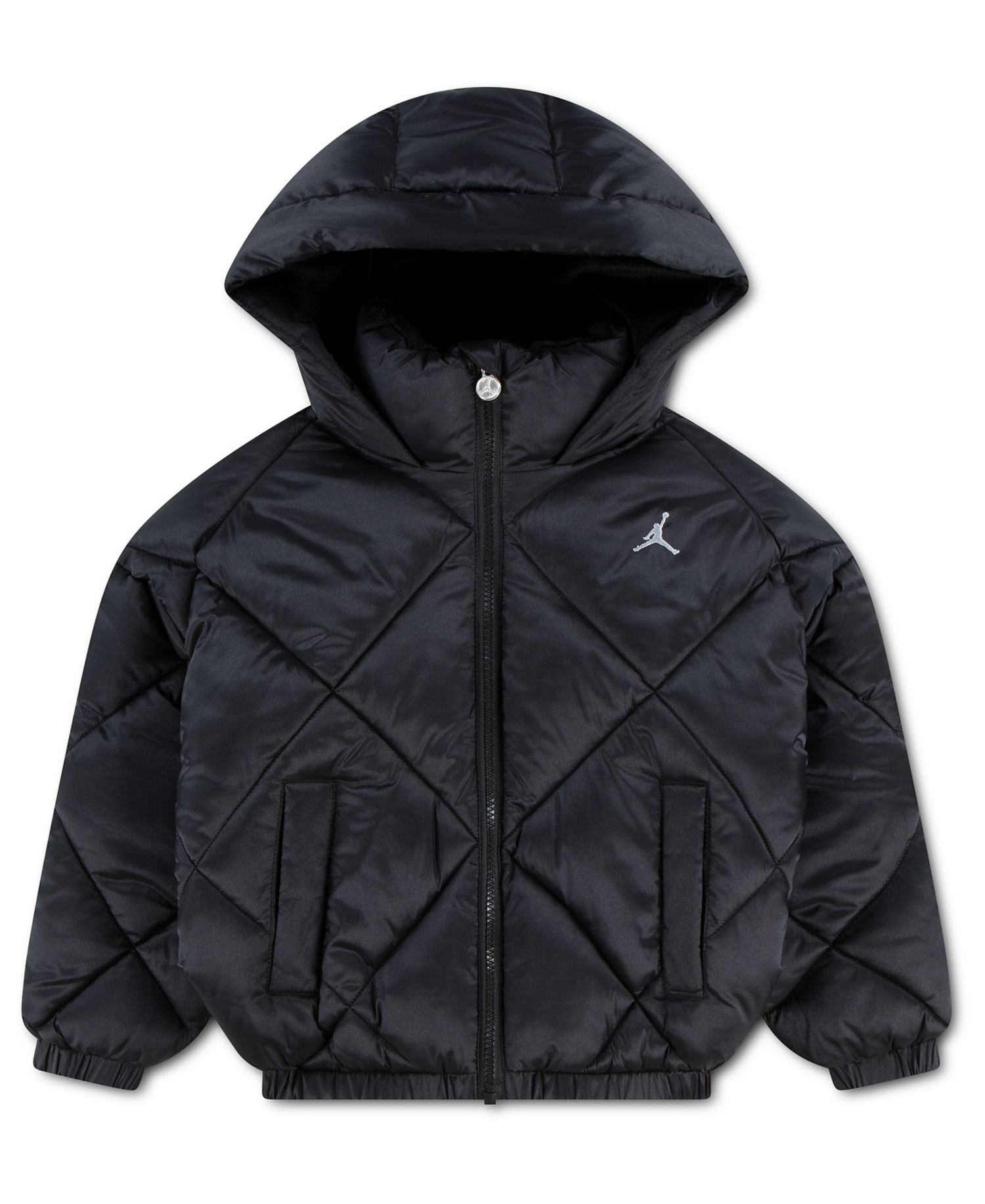 Girls' 7-16 Diamond Quilted Midweight Puffer Jacket