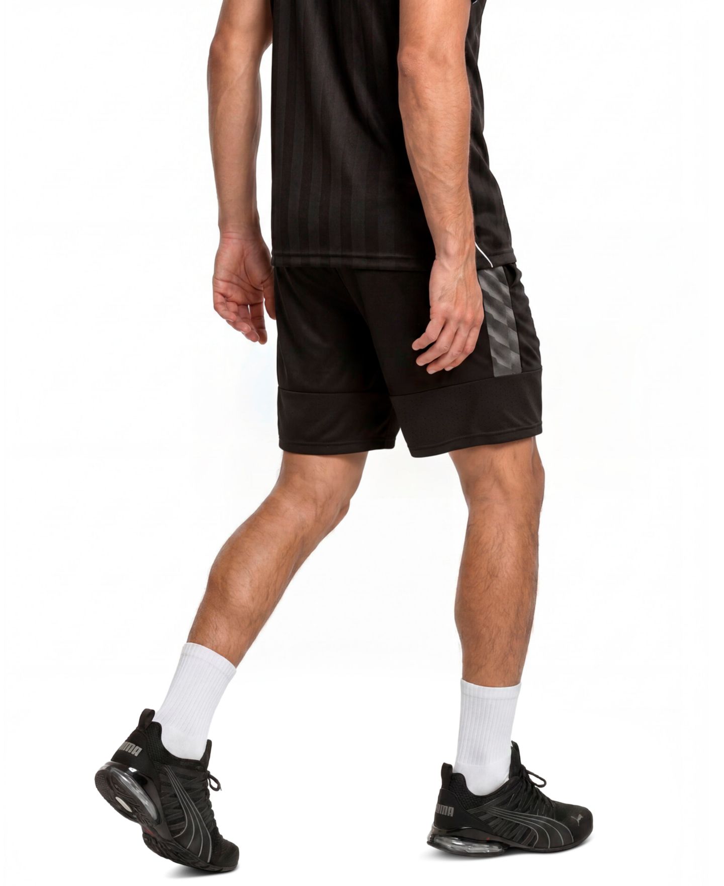Мужские шорты Puma Athletic Team League Regular-Fit, цвет: Чёрный — фото 3
