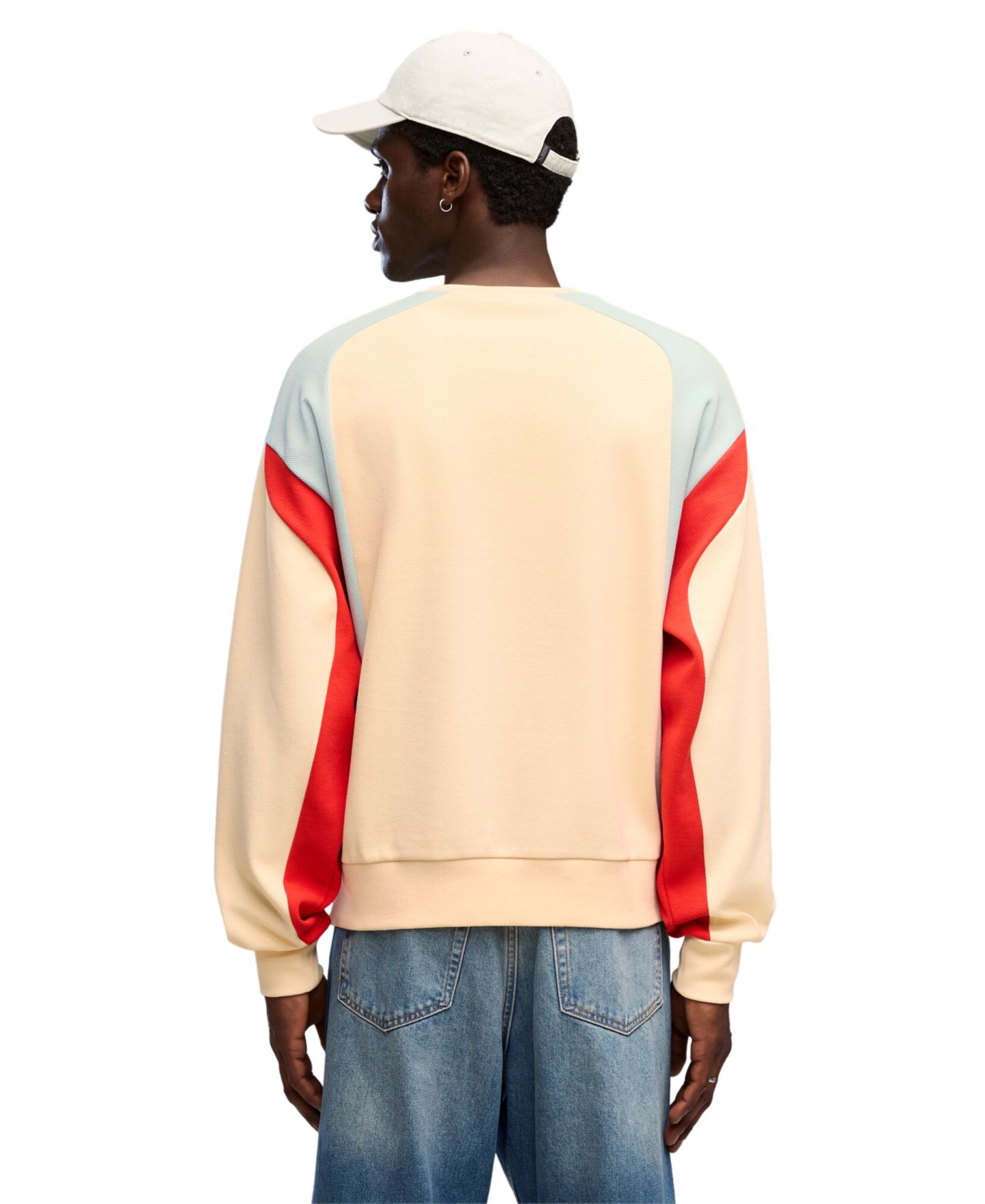 Мужской свитшот Puma Archive Terrace Culture Crewneck, цвет: Buttercream — фото 4