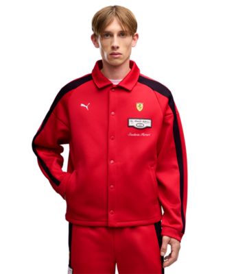 Men's Ferrari Combines Iconic Stripe Track Jacket