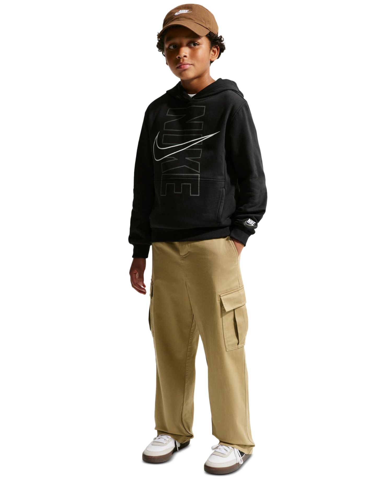 Boys' 8-20 Sportswear Club Fleece Long-Sleeve Hoodie