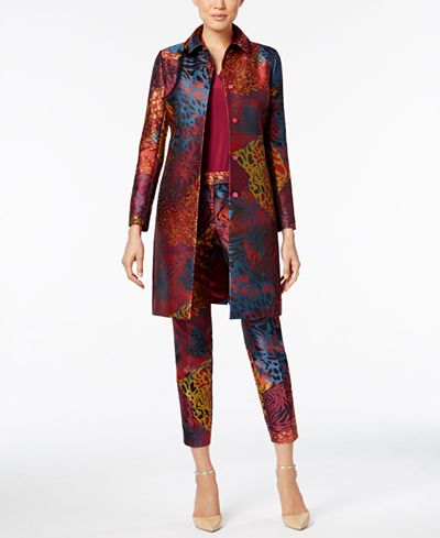 Anne Klein Jacquard Jacket, Top & Jacquard Pants
