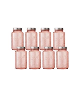 Vintage Glass Mason Jars, Regular Mouth, Quart Size (32 oz), Pack of 8