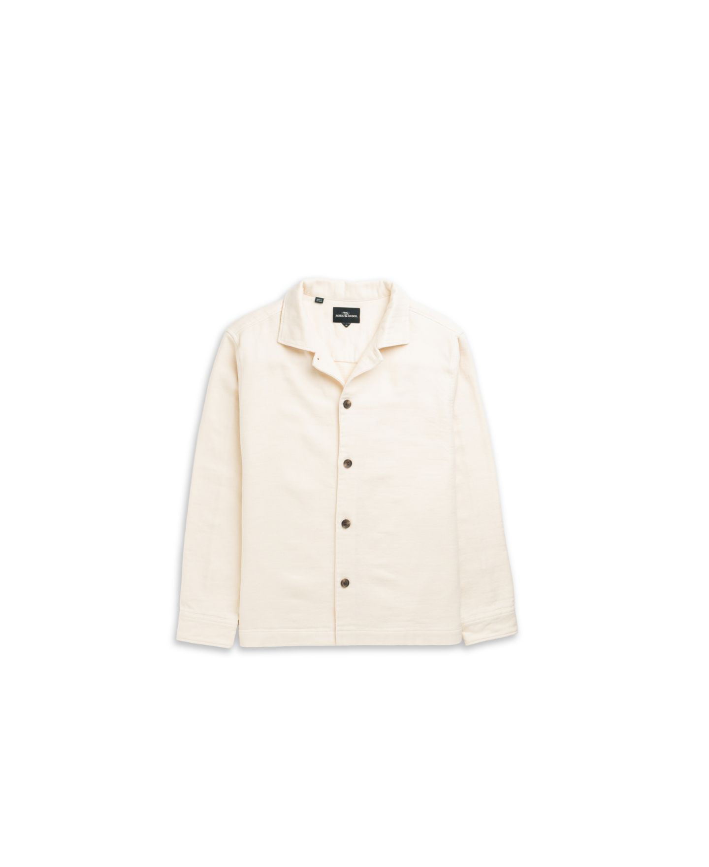 Мужская рубашка Rodd & Gunn Rodd Gunn Newland Pass Cotton Overshirt, цвет: Натуральный — фото 9