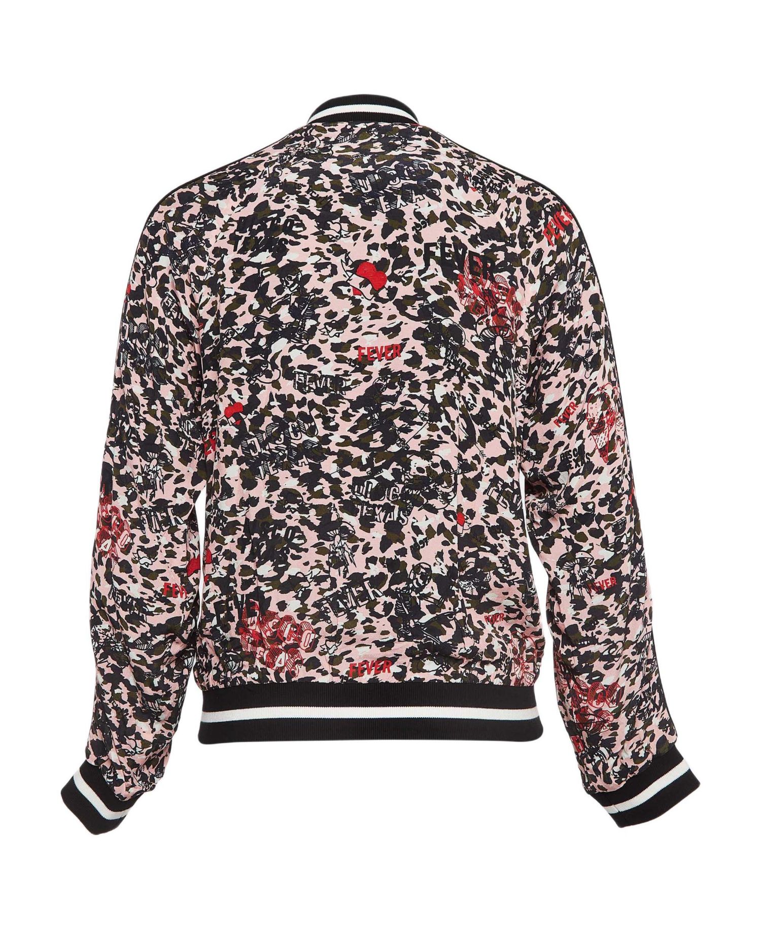 Women's Printed Crepe Reversible Billy Leo Jacket