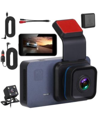 1080P Dual Lens Dash Cam Vehicle Driving Recorder Car DVR with WiFi GPS G-Sensor APP Control Motion Detection Parking Monitor Night Vision