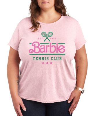 Plus Size Barbie Tennis Graphic T-Shirt