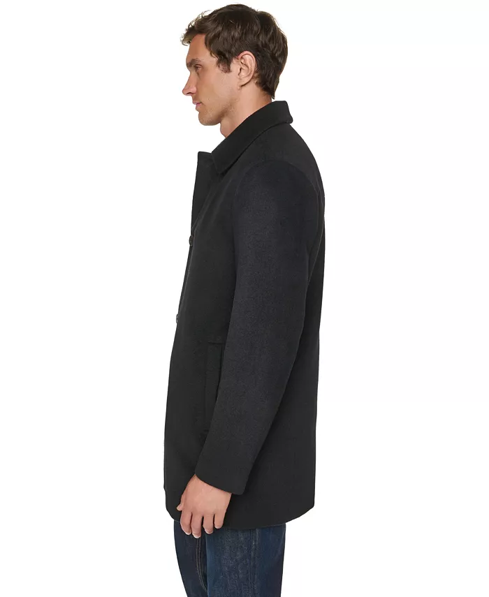 Men's Regular-Fit Cashmere-Wool Blend Single-Breasted Car Coat - thumbnail 9