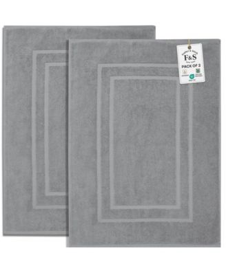 Cotton Super Absorbent Terry 2-Piece Bath Mat Set