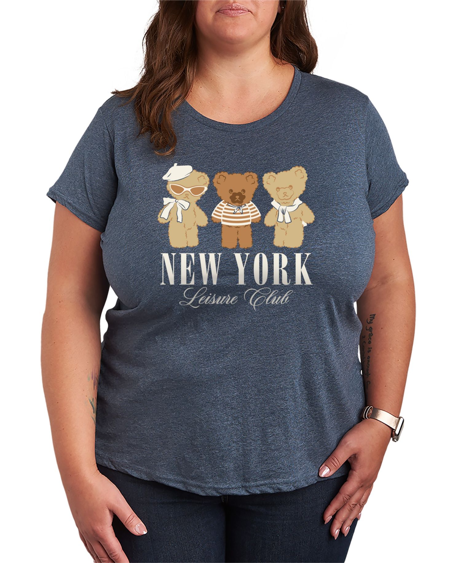 Plus Size Teddy Bears Graphic T-Shirt