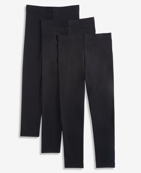 Леггинсы Epic Threads 2+1 Free Bonus Pack Leggings для девочек, цвет: Глубокий чёрный