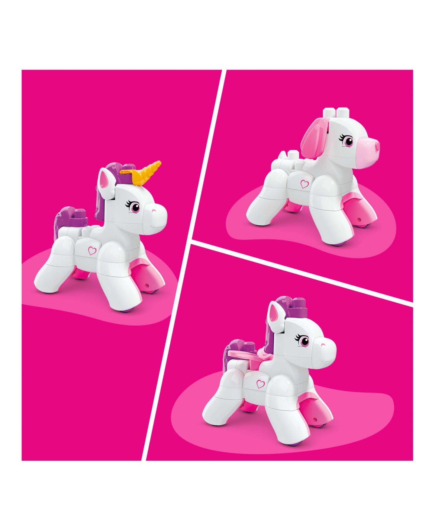 Детский конструктор Mega Bloks Build & Enchant Unicorn 26-Piece Building Set — фото 2