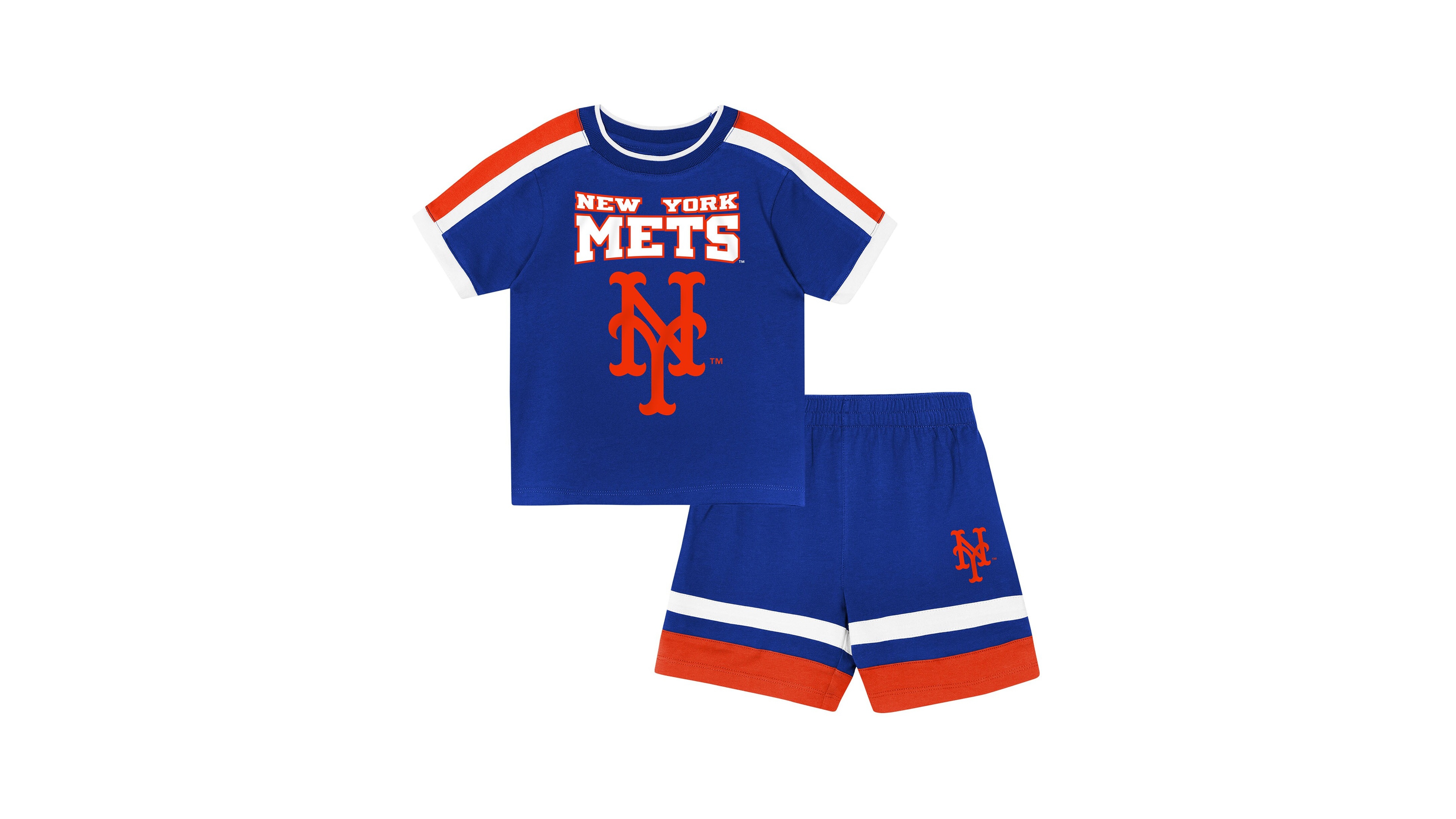 Outerstuff Toddler Royal New York Mets Ground Ball T-Shirt and Shorts Set