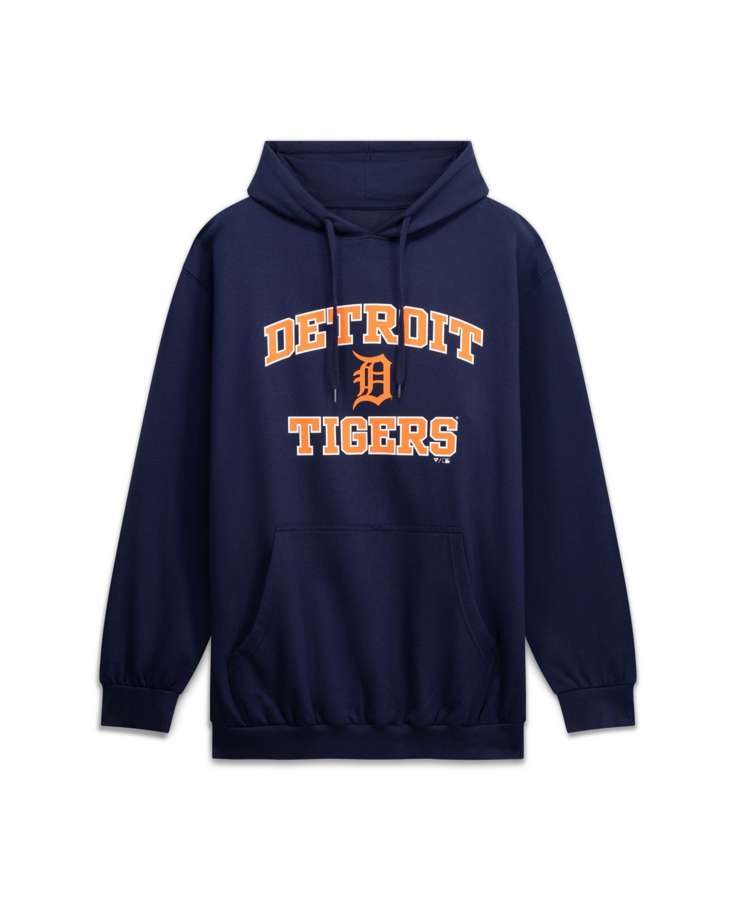 Men's Navy Detroit Tigers Big & Tall Heart & Soul Hoodie